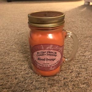 NWOT never used blood orange candle